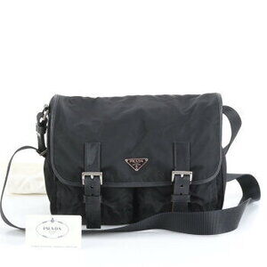 Prada Tessuto leather shoulder bag Crossbody messenger
